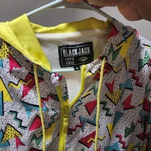Black Jack 1999 retro style wind breaker (Worn only once)